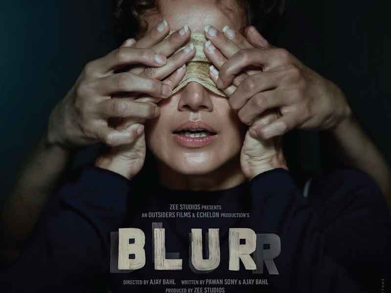Blurr Movie Poster: Taapsee Pannu ventures into production, unveils first-look poster 