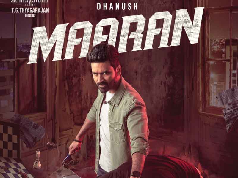 Maaran First Look: Dhanush is all set for action in the upcoming Karthick Naren's film