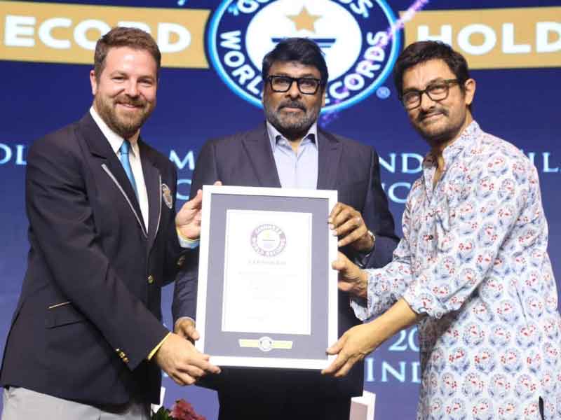 Megastar Chiranjeevi becomes a Guinness World Record holder