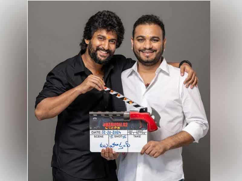 Nani and director Srikanth Odela's  action thriller second film titled, 'The Paradise'