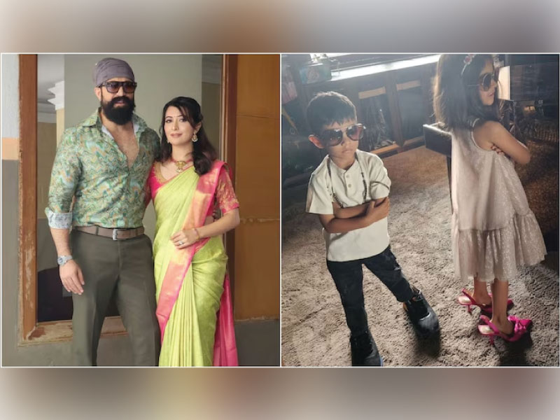 Yash's wife Radhika shares cute pics of their children