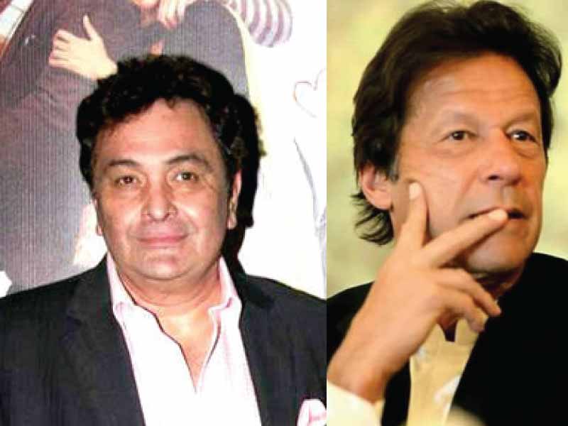 Rishi Kapoor trying to keep ties with Pakistan for the good while Imran Khan feels like he’s being treated like a ‘Bollywood Villain’