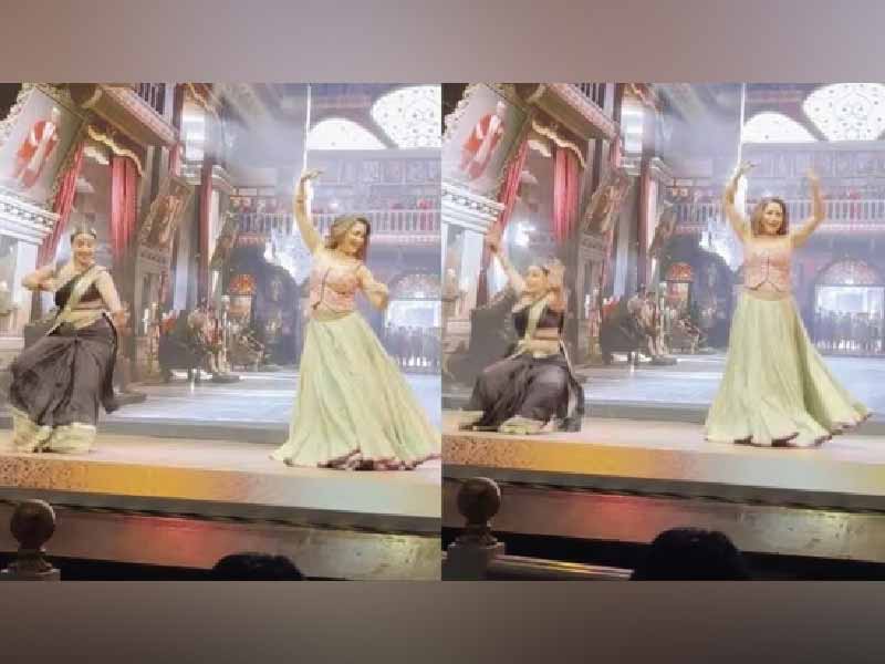 Vidya Balan Trips On Stage During Ami Je Tomar 3.0 Performance with Madhuri Dixit, Gracefully Continues; Fans Praise Her Determination