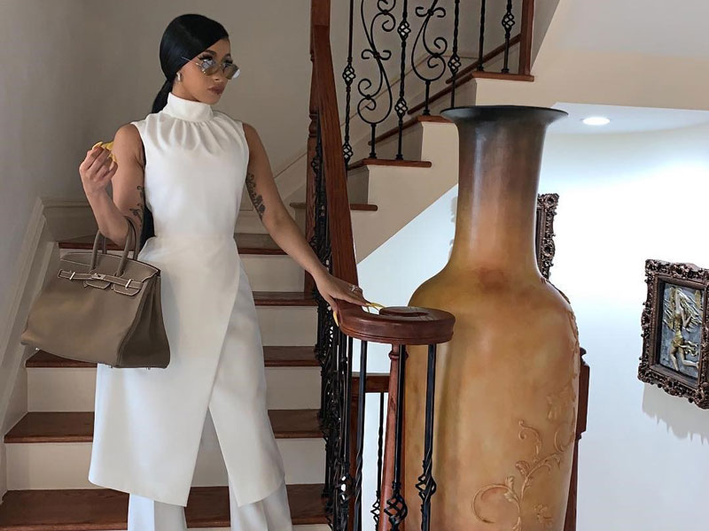 Cardi B is opting for a classier look and we love it on her