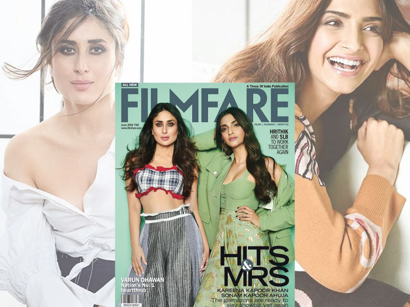 Striking a pose like true blue fashionable BFFs, Kareena and Sonam are a sight on the latest cover.